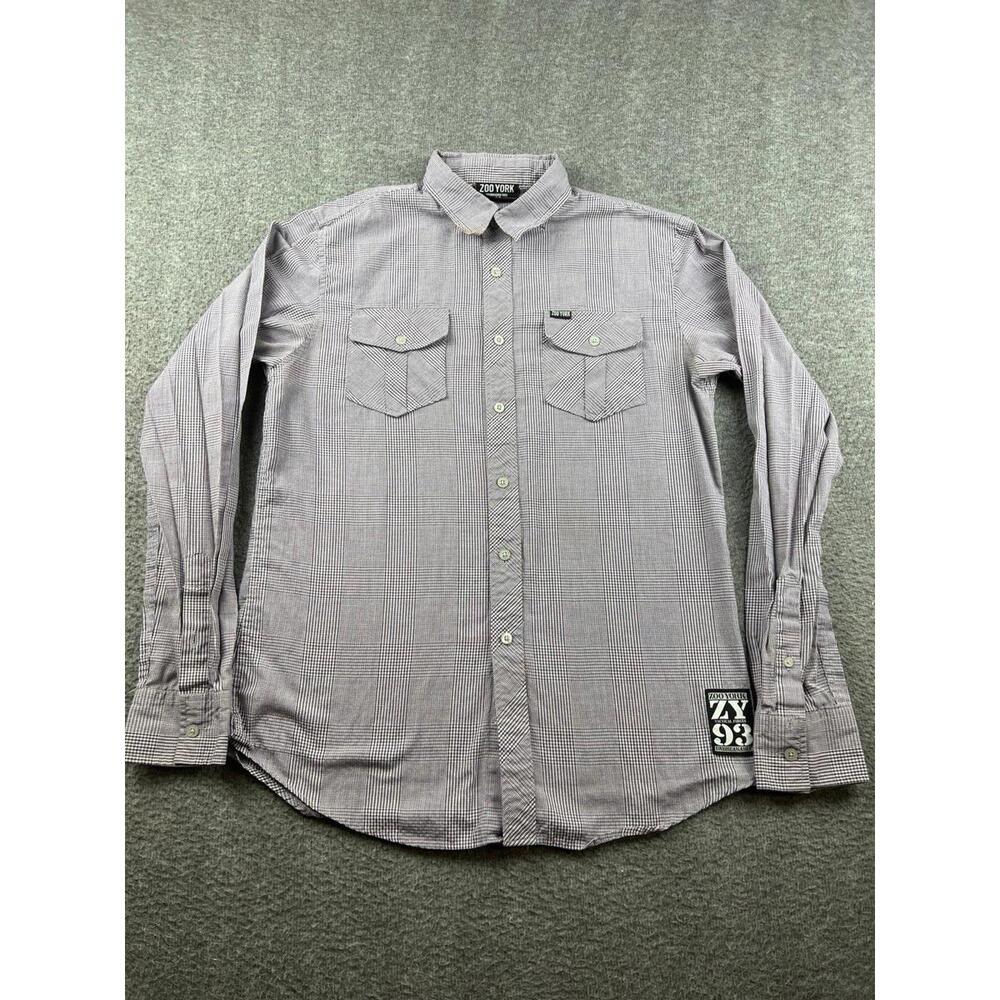 Zoo York Men's Button-Up Shirt Size Medium